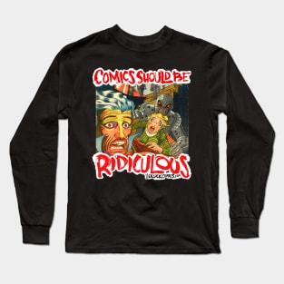 Comics Should Be Ridiculous: Steve Ditko B Long Sleeve T-Shirt